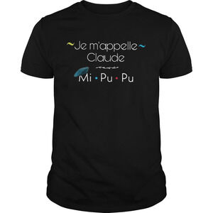 Je Mappelle Claude Mi Pu Pu Friends Tv Show Shirts